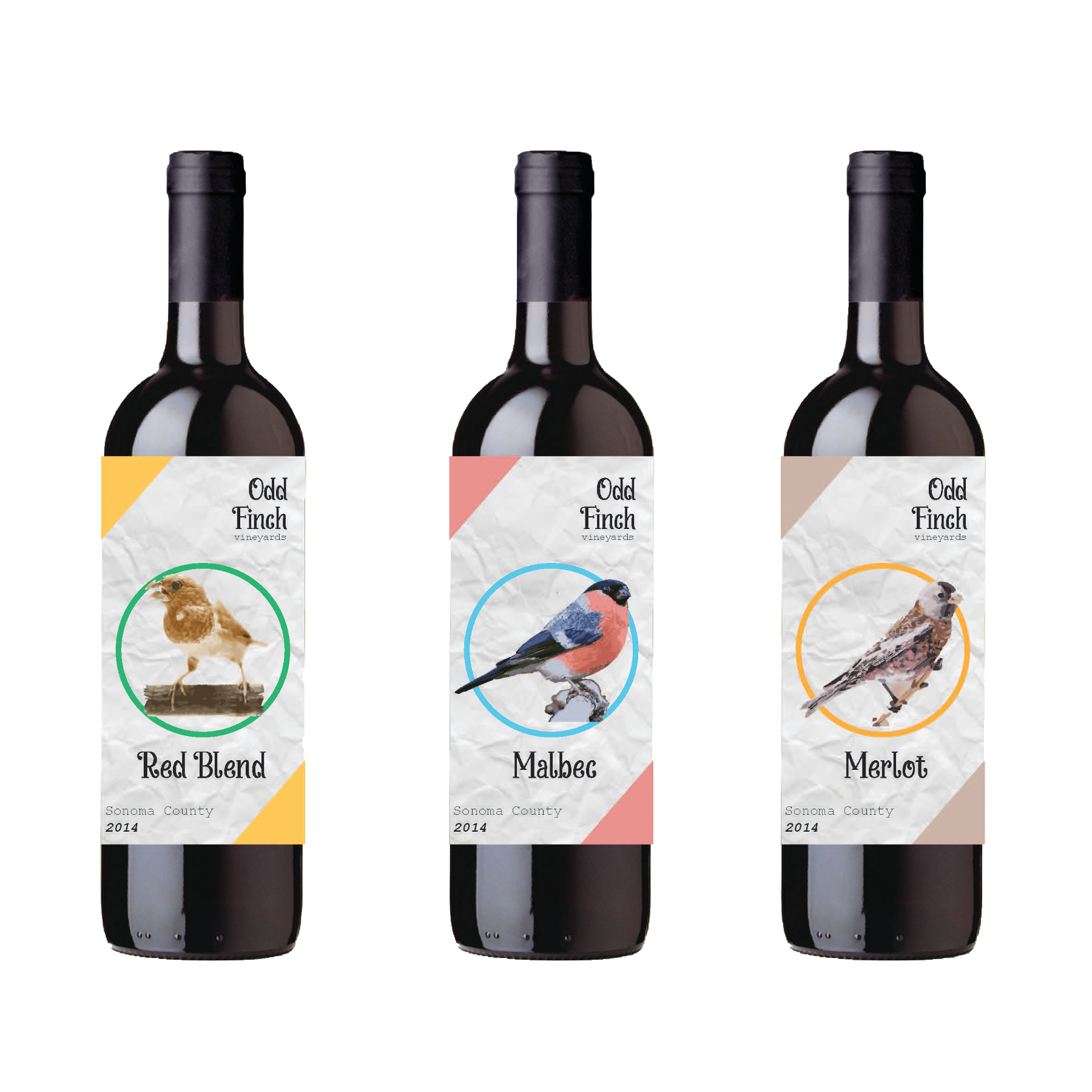 Odd Finch Wine Trio